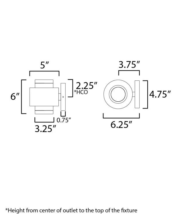 Reveal Outdoor Small LED Wall Sconce - Image 5