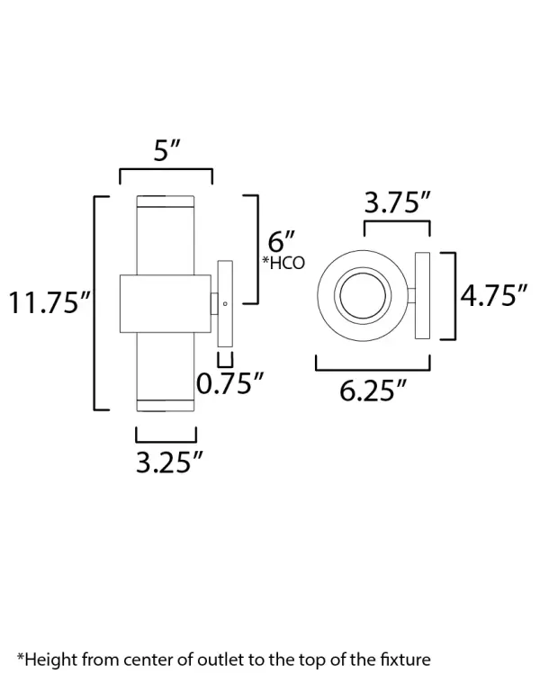 Reveal Outdoor Medium LED Wall Sconce - Image 5