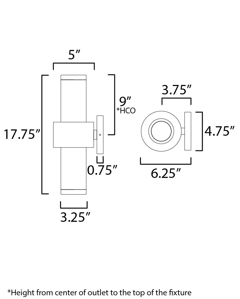Reveal Outdoor Large LED Wall Sconce - Image 5