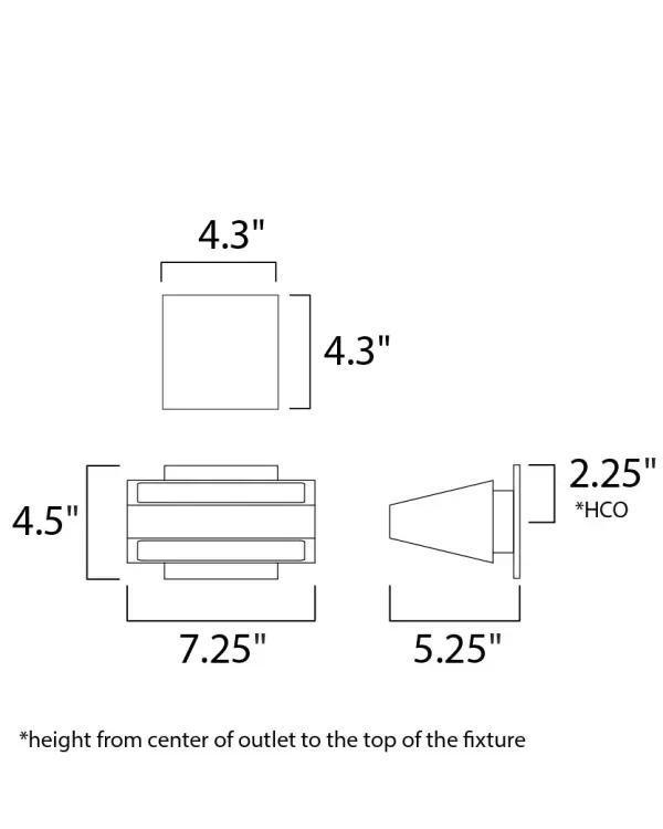 Sleek LED Outdoor Sconce with Modern Aluminum Design - Image 6