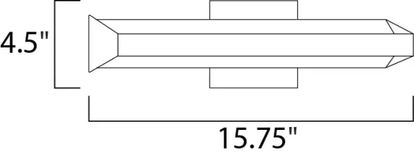 Sleek LED Outdoor Sconce with Modern Aluminum Design - Image 3