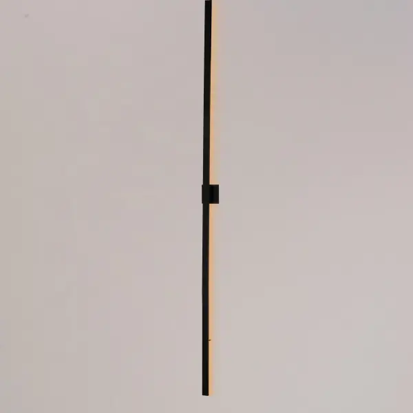 The Alumilux Line delivers bold architectural lighting with its impressive 96-inch length and 3600-lumen output. This contemporary aluminum sconce creates striking linear illumination perfect for large outdoor walls and commercial facades. - alternate view