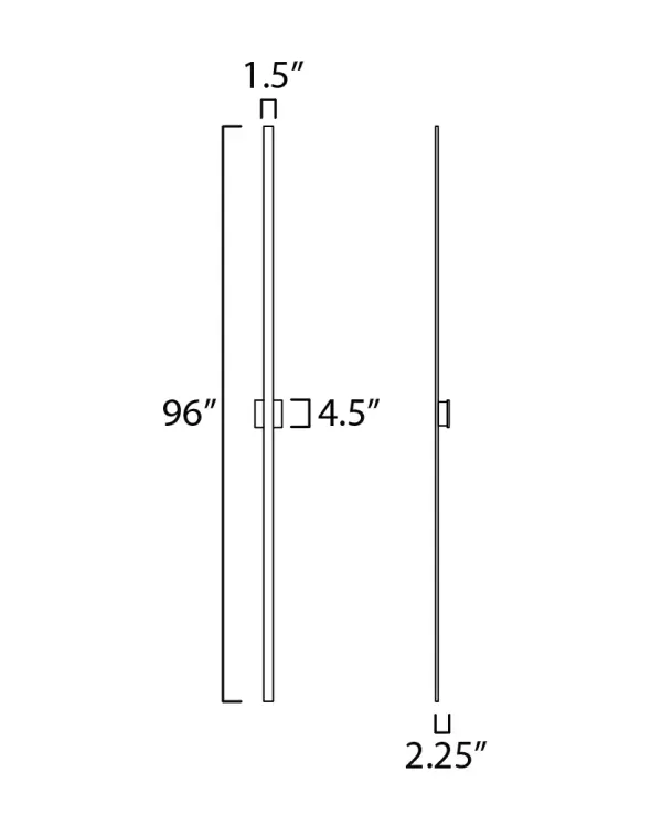 Alumilux Line 96" LED Outdoor Wall Sconce - Image 5