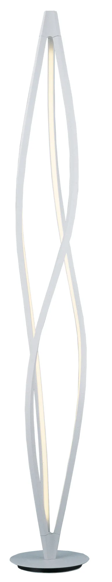 Cyclone LED Floor Lamp in Matte White