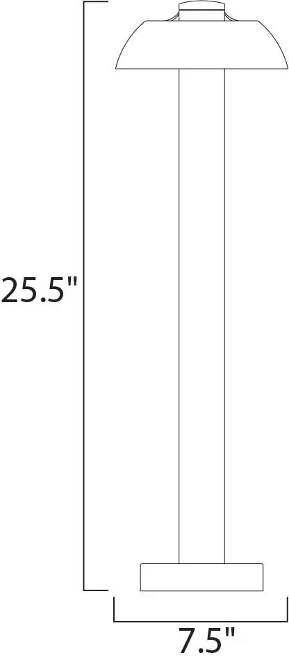 The Alumilux Pathway Light combines machined aluminum construction with energy-efficient LED technology to deliver functional illumination along walkways. Its slim profile and contemporary design blend seamlessly into landscapes. - alternate view