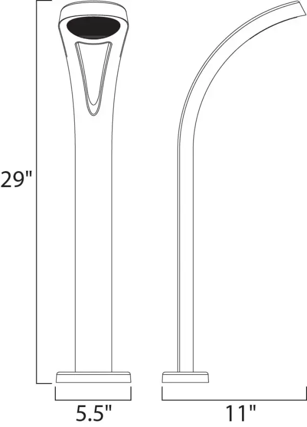 Alumilux Pathway Outdoor LED Bollard Light - Image 2