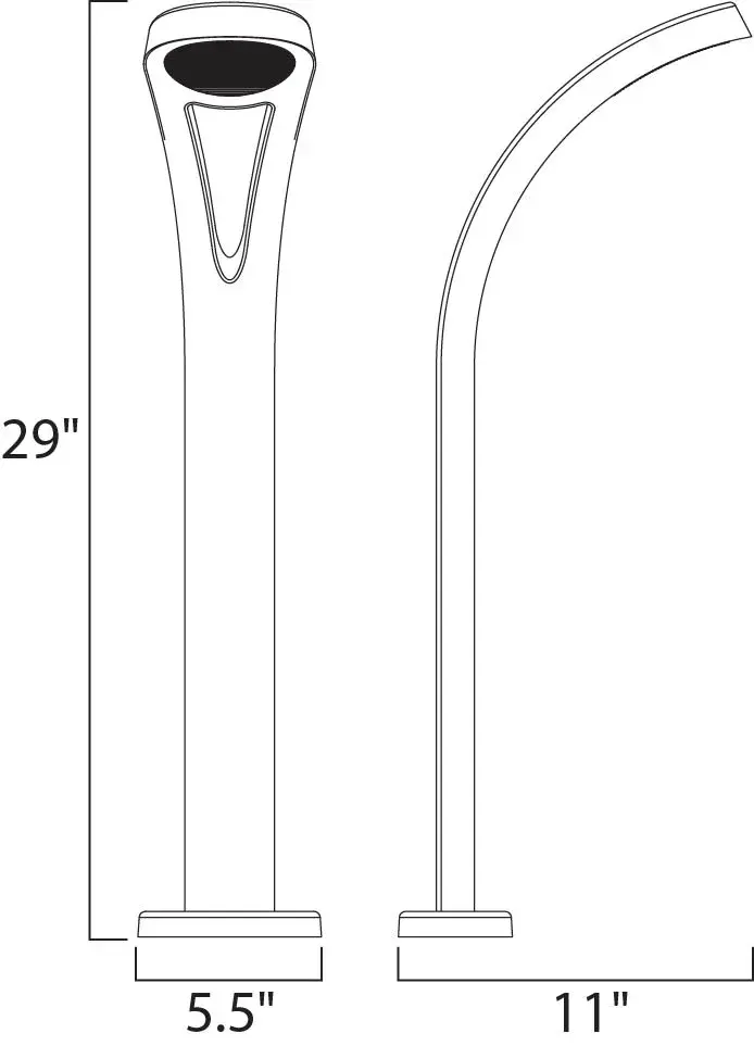 Alumilux Pathway Outdoor LED Bollard Light - Image 2