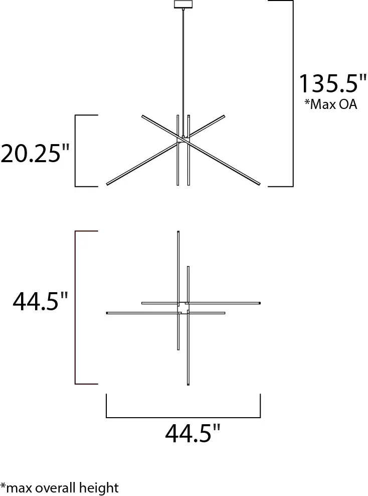 Alumilux Aster 4-Light LED Multi-Light Pendant - Image 4