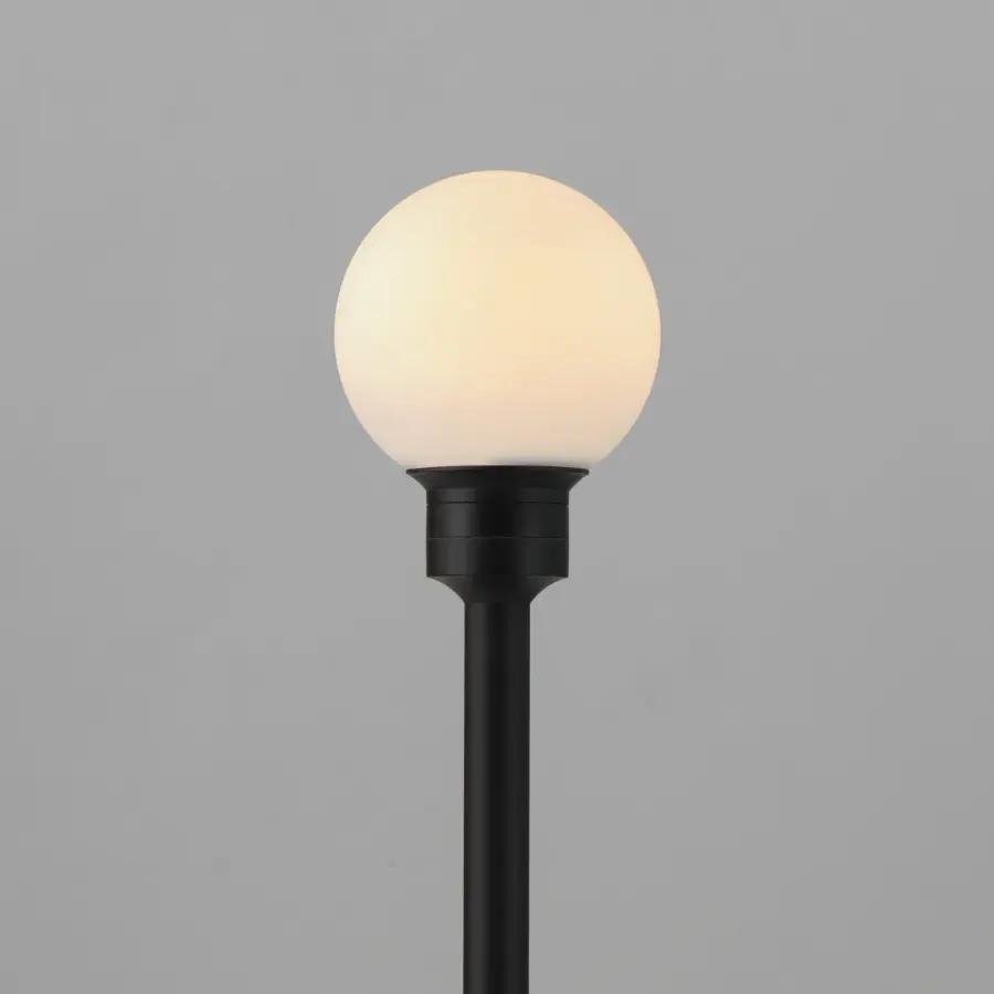 Alumilux Bollard Globe Outdoor Pathway Light - 24" Black - Image 3