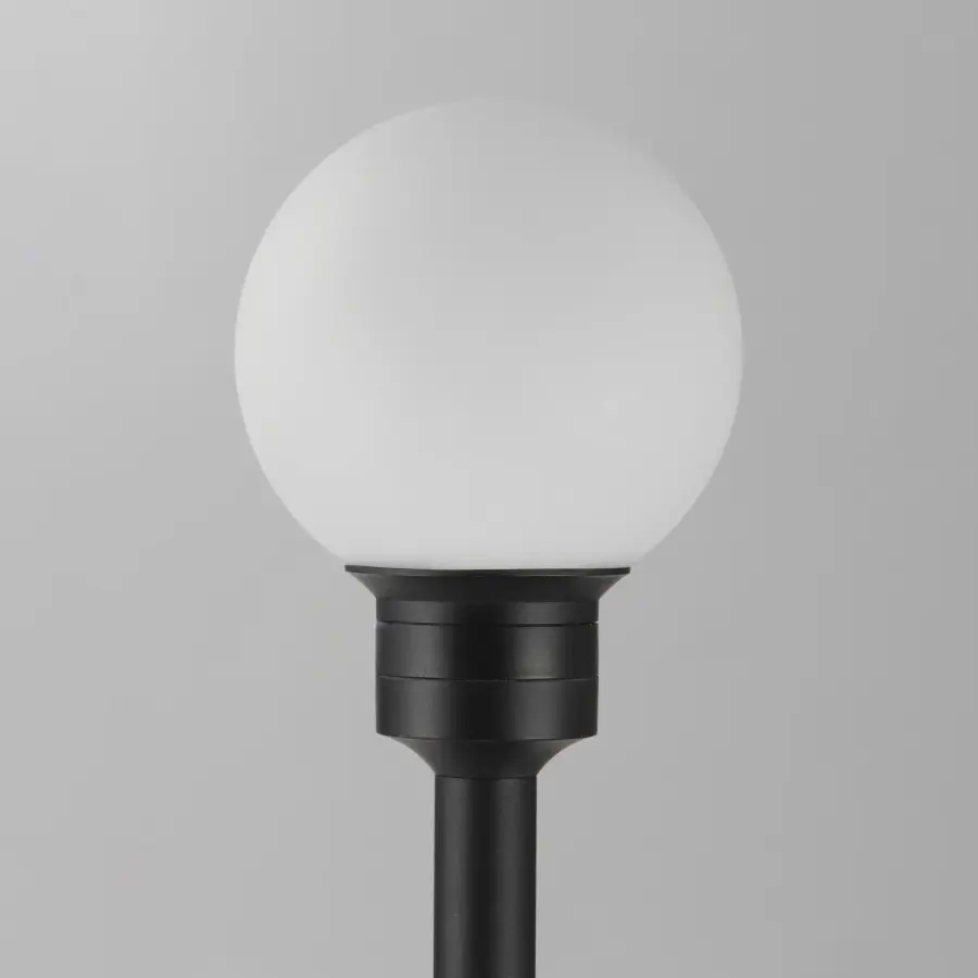 Alumilux Bollard Globe Outdoor Pathway Light - 24" Black - Image 4
