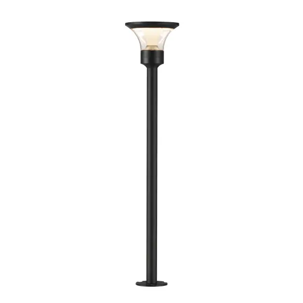 The Alumilux Bollard delivers efficient 12V LED lighting with 690 lumens and warm 3000K color temperature. Its durable aluminum construction and contemporary design make it ideal for residential pathways and commercial landscapes.