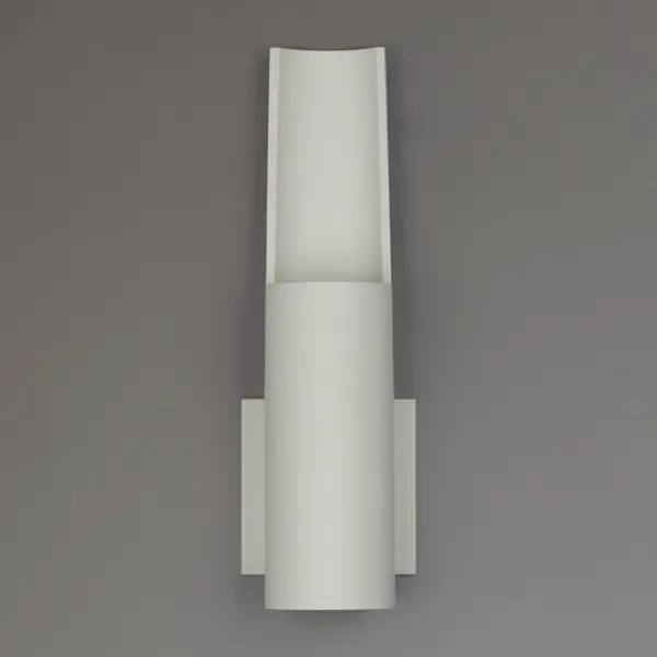 The Alumilux Runway delivers efficient LED lighting in a minimalist aluminum design. With 503 lumens and 3000K warm white output, this compact sconce provides functional illumination for entryways and outdoor walls. - alternate view