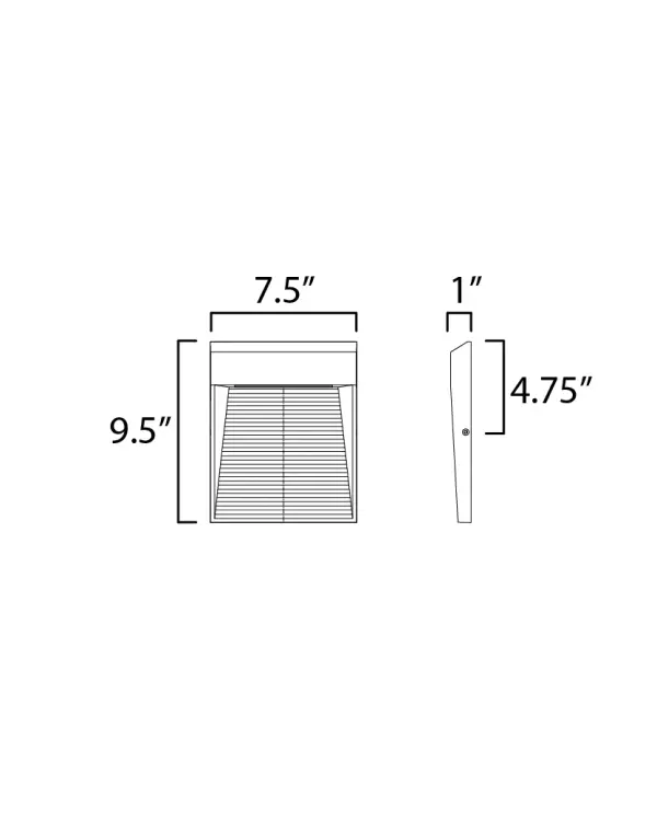 Steps LED Outdoor Wall Sconce - Image 5