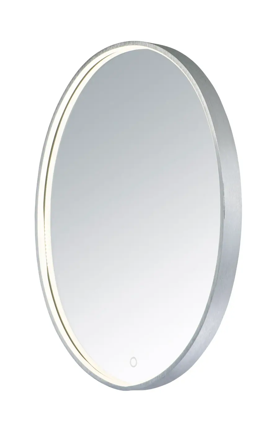 24" x 30" Oval LED Mirror with Adjustable Brightness - Image 1