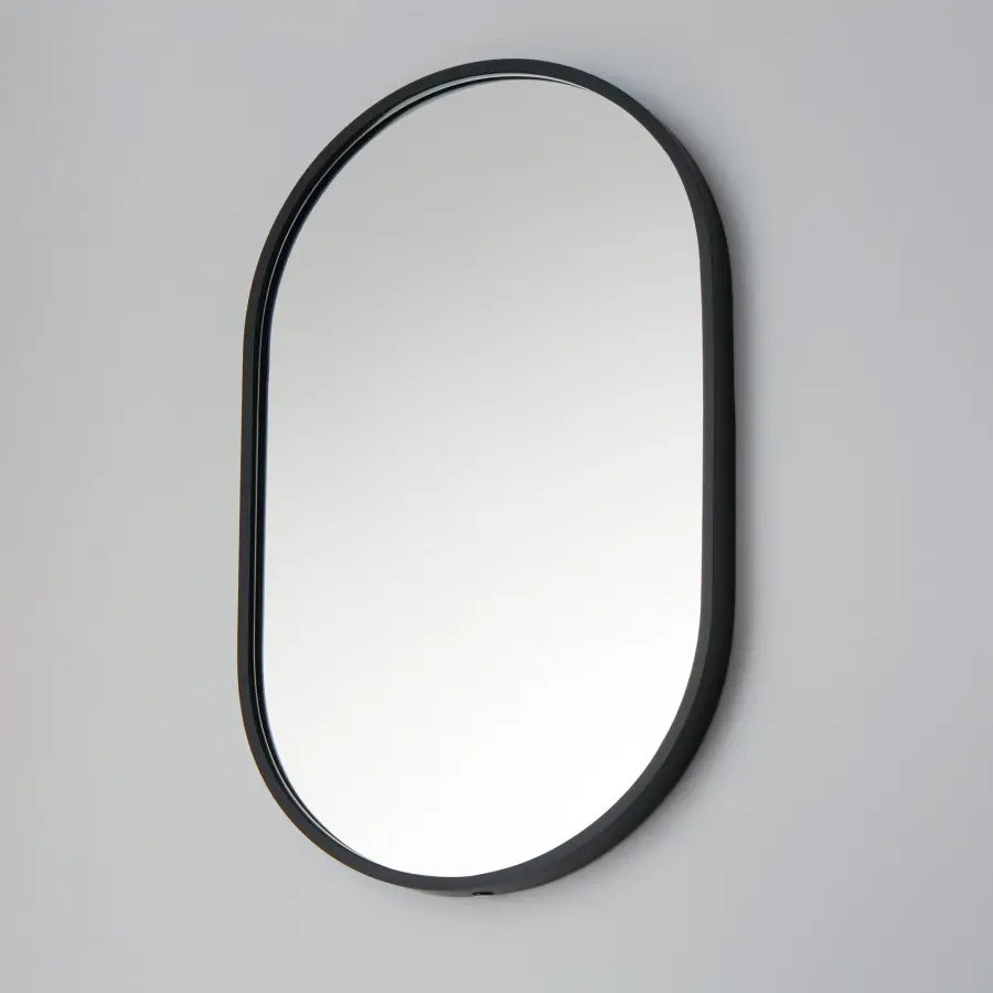Elisse Oval LED Mirror - Black - Image 3