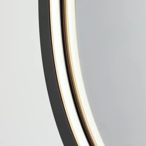 Elisse Oval LED Mirror - Black - Image 4
