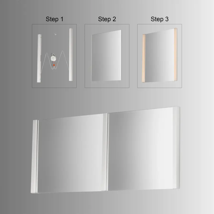 Luminance 33" x 36" LED Mirror Kit - Image 4
