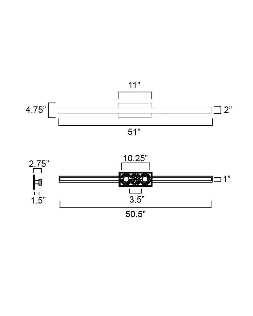 Alumilux Line 5CCT 51" LED Outdoor Wall Sconce - Image 5