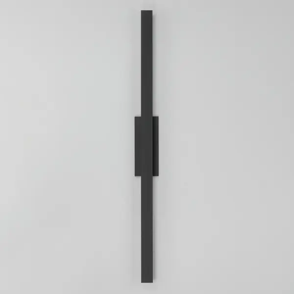 The Alumilux Sideline delivers bold contemporary style with its wide 51" aluminum profile and continuous side-glow LED illumination. Wet-rated durability meets refined minimalist design in this statement outdoor sconce. - alternate view