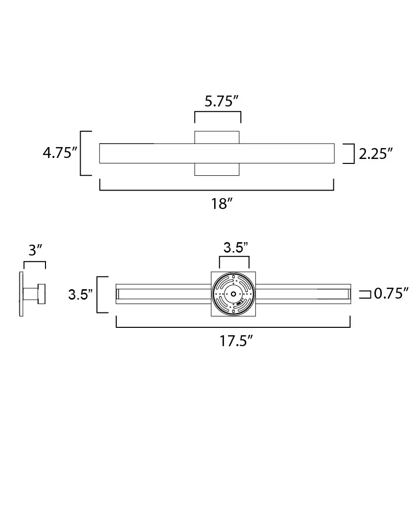 Alumilux Sideline 18" LED Bath Vanity Light - Image 5