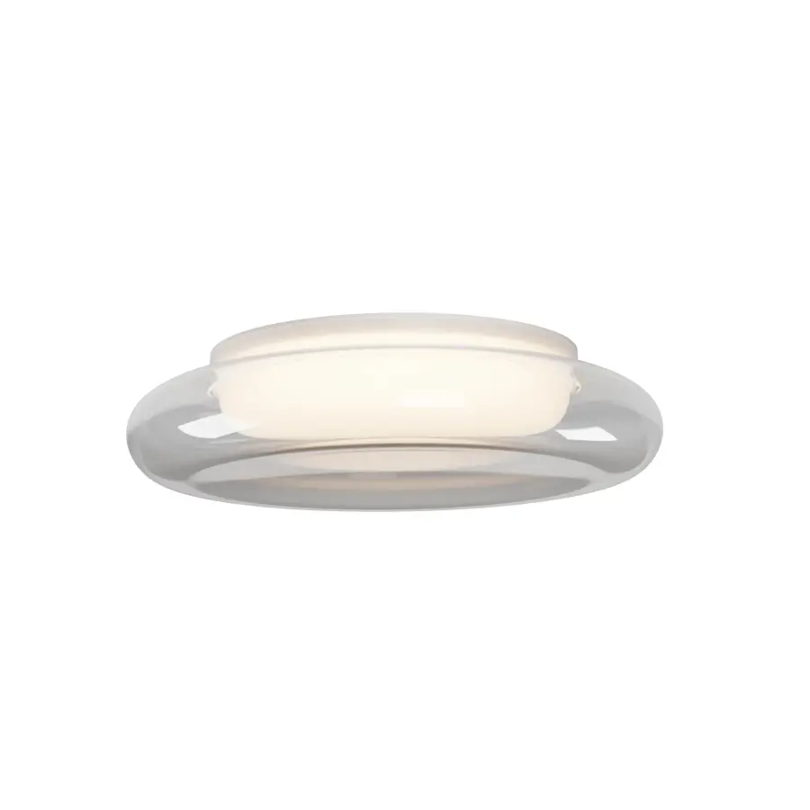 Bubble 13.75" LED Flush Mount in White - Image 1