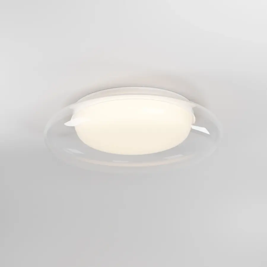 Bubble 13.75" LED Flush Mount in White - Image 3