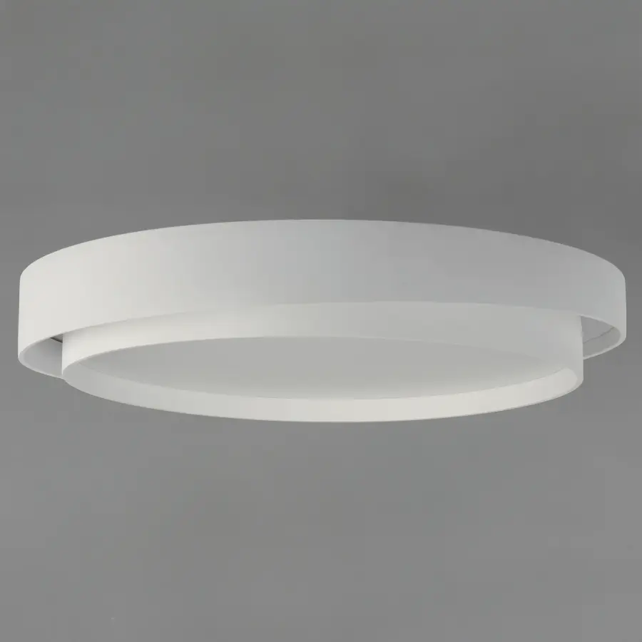 Ziggurat 31.5" LED Flush Mount in White - Image 2