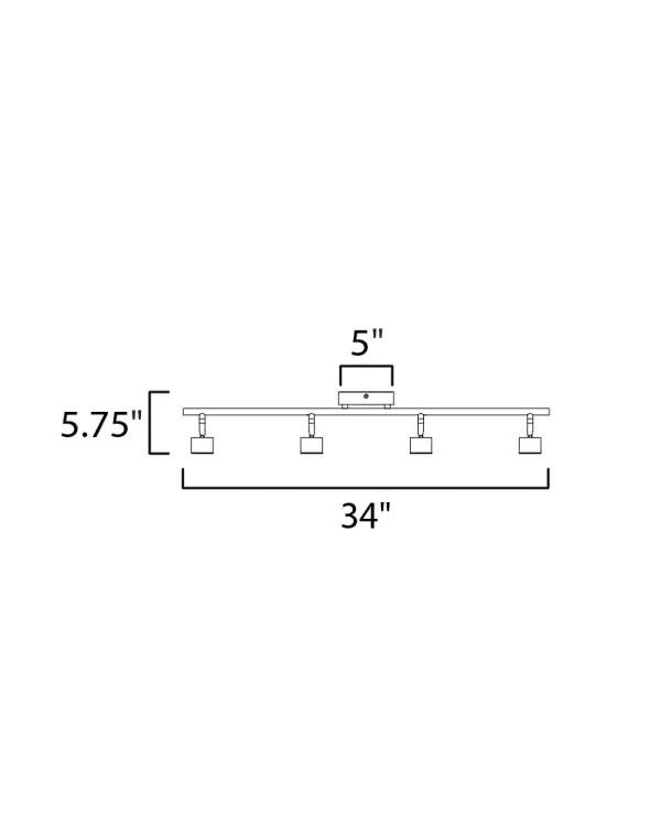 Taylor 4-Light Linear Pendant - Image 5