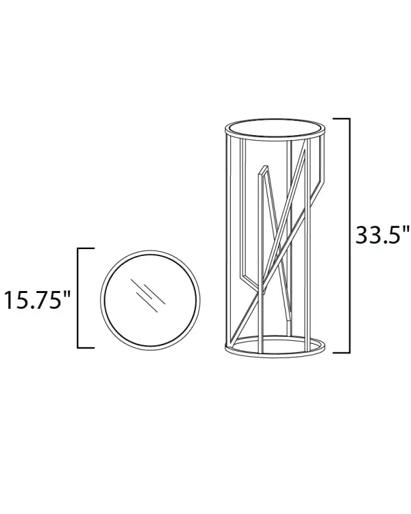 Trapezoid LED Accent Table Lamp - Image 6