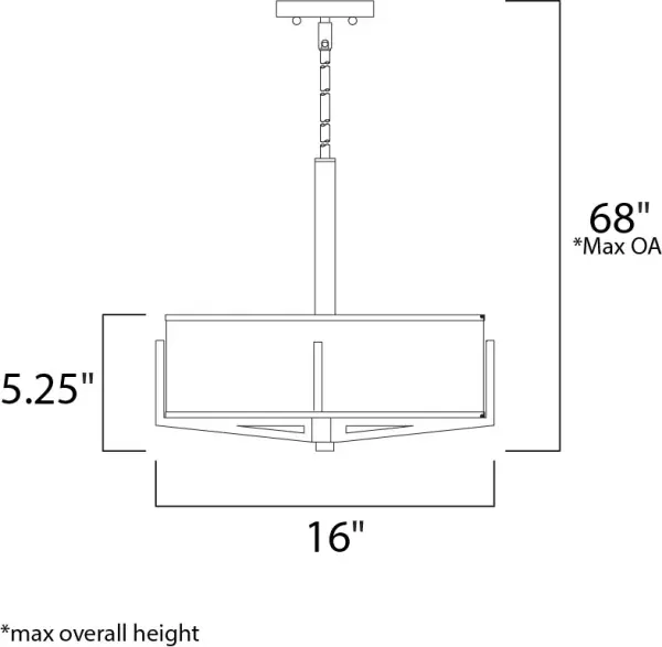 Elements Single Pendant in Satin Nickel - Image 2