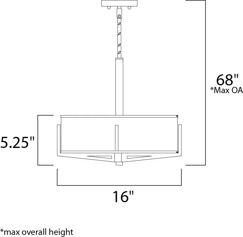 Elements Single Pendant in Satin Nickel - Image 2