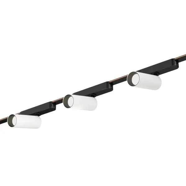 The Continuum Track Mini Spot delivers flexible, directional lighting in a sleek 1.5" profile. Field-adjustable track lengths can be extended, connected, or cut to fit, with snap-in light sources for easy customization. - alternate view