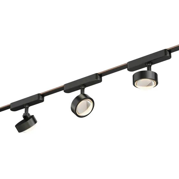 The Continuum track light offers next-generation flexibility with field-adjustable lengths that can be extended, connected, or cut to fit. Its ultra-slim profile and snap-in installation make it ideal for modern spaces requiring adaptable, directed lighting. - alternate view