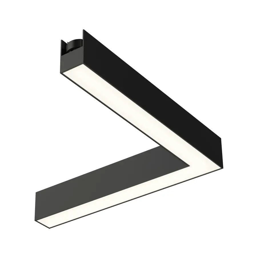 Continuum Track Light Corner 90° - Matte Black - Image 1