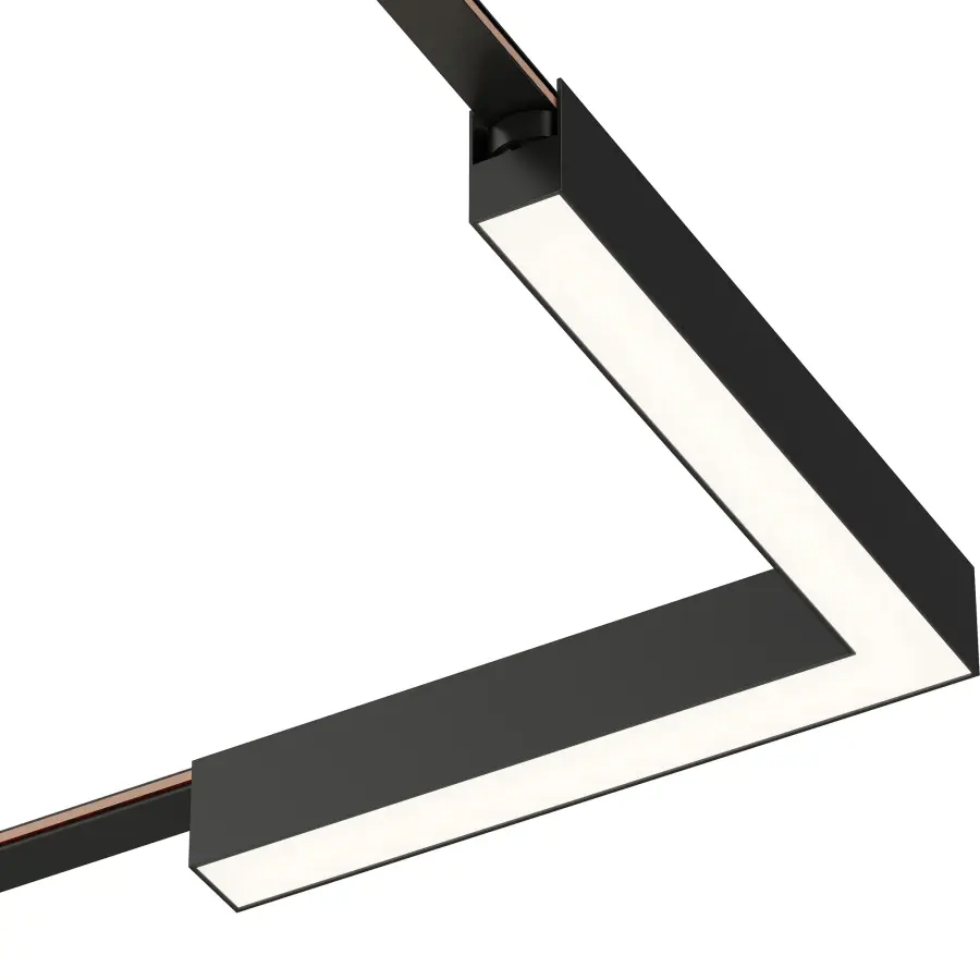 Continuum Track Light Corner 90° - Matte Black - Image 2