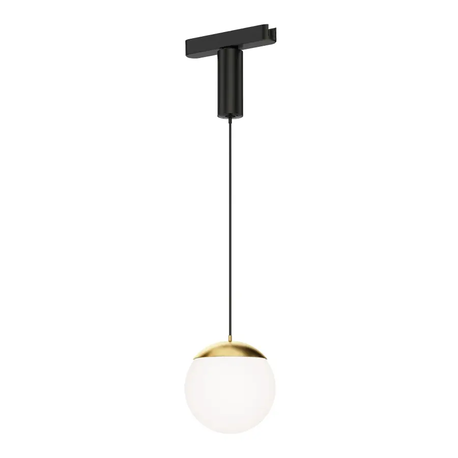 Continuum Track Snowball Pendant Light