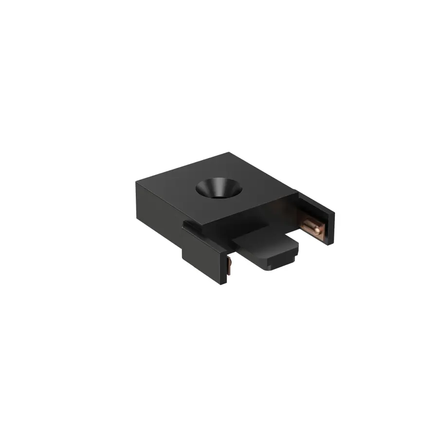 Continuum Track End Connector in Black