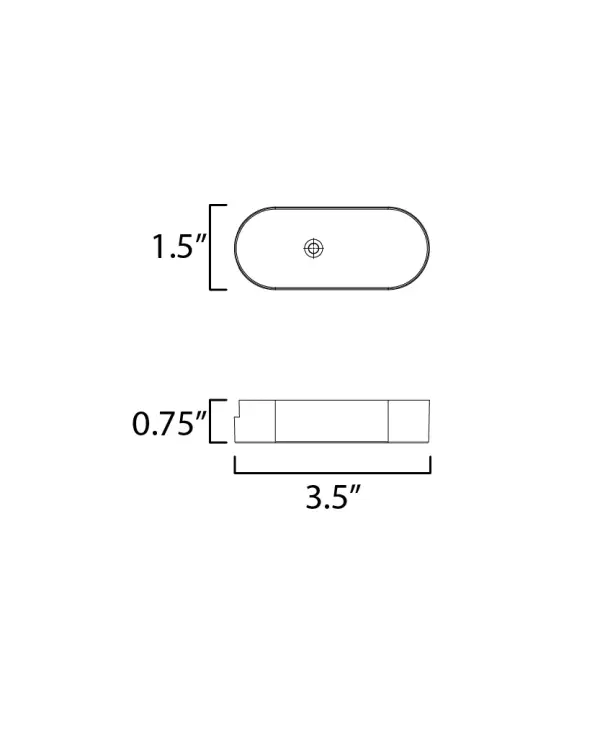 This splice box enables seamless connections in the ultra-slim Continuum track lighting system. Perfect for creating custom configurations, it allows field adjustable track lengths to be extended and connected. - alternate view
