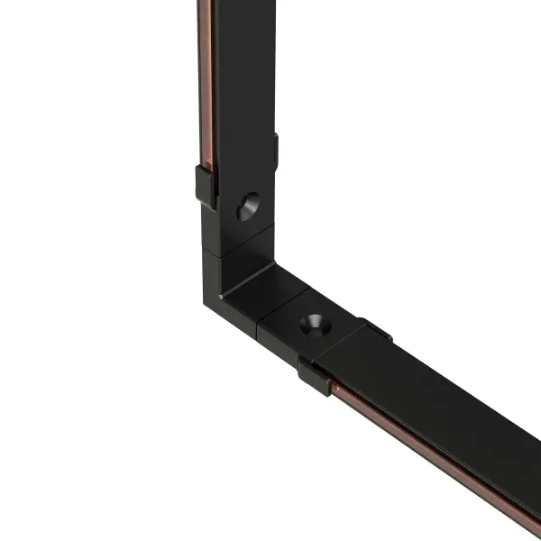 This wall-to-ceiling connector enables seamless transitions in the innovative Continuum track lighting system. Lightweight and discreet, it allows flexible routing of the ultra-slim track around corners and architectural features. - alternate view