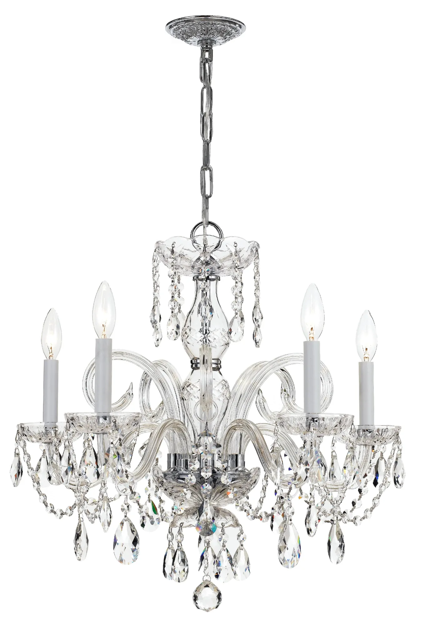 Traditional Crystal 22" Chandelier