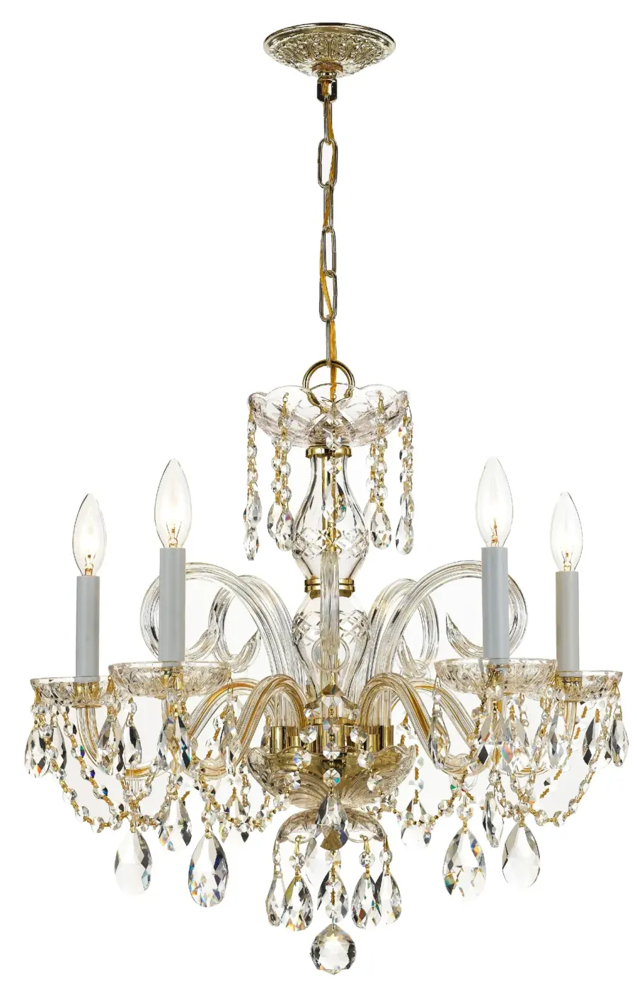 Traditional Crystal 22" Chandelier - Image 12