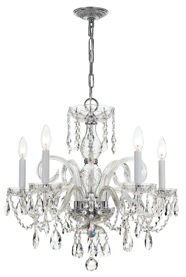 Traditional Crystal 22" Chandelier - Image 4