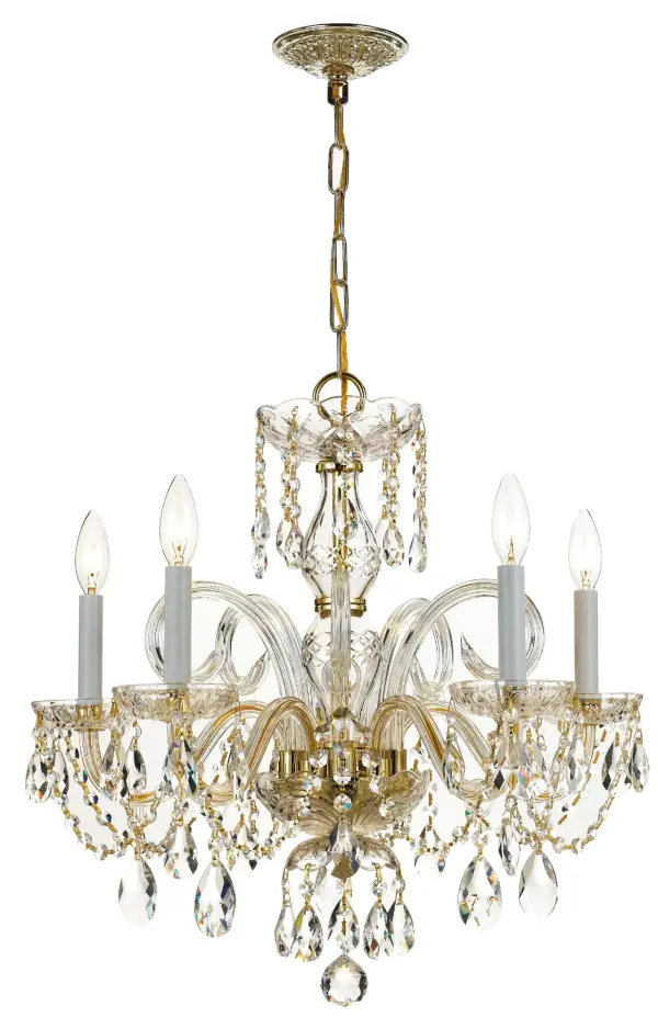Traditional Crystal 22" Chandelier - Image 8