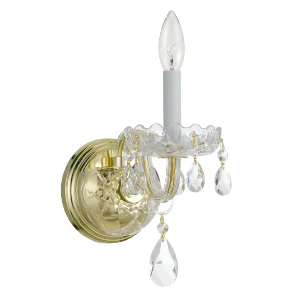 Traditional Crystal 5" Wall Sconce - Image 8