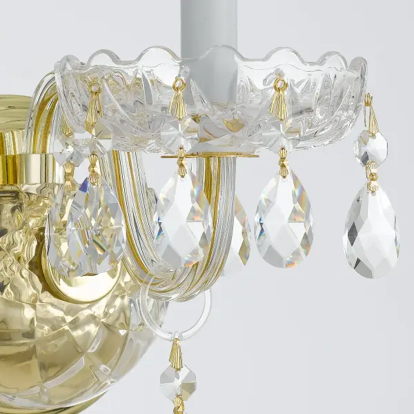 Traditional Crystal 5" Wall Sconce - Image 14