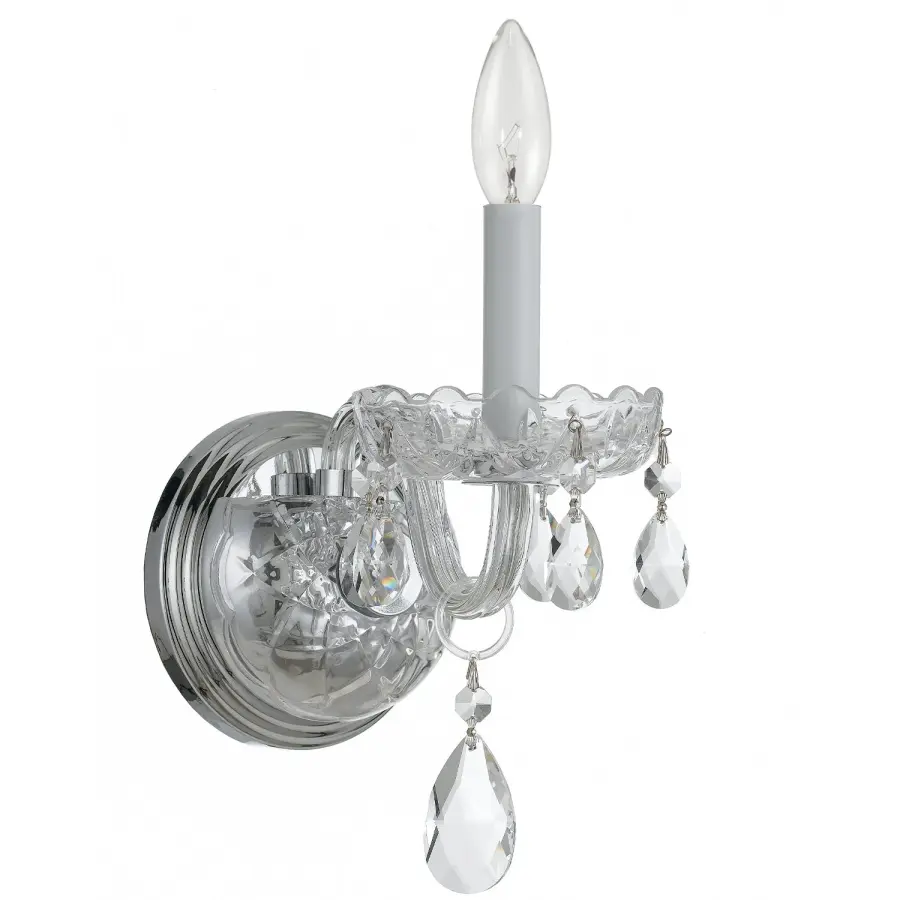 Traditional Crystal 5" Wall Sconce - Image 7