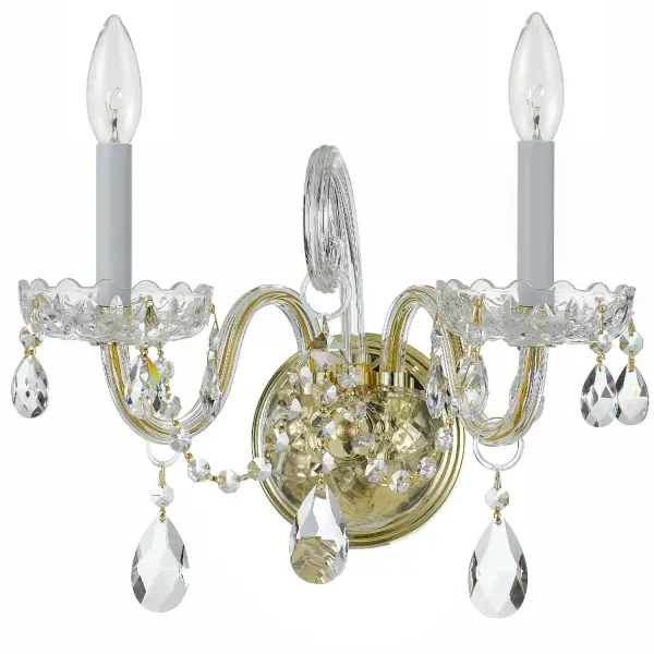 Traditional Crystal 15" Wall Sconce - Image 13