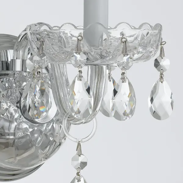 Traditional Crystal 15" Wall Sconce - Image 3