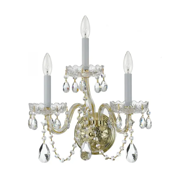 Traditional Crystal 15" Wall Sconce - Image 13