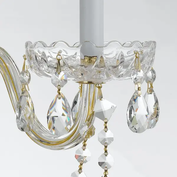 Traditional Crystal 15" Wall Sconce - Image 14